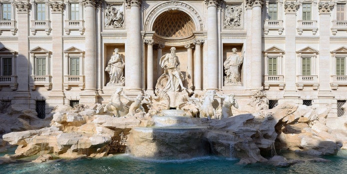 La Fontana di Trevi, tra le attrazioni principali di Roma