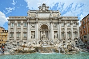 La meravigliosa fontana di Trevi è tra le cose da vedere a Roma