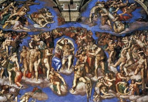 Cappella Sistina a Roma. Il giudizio universale