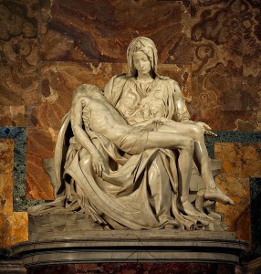 La pietà di Michelangelo in San Pietro