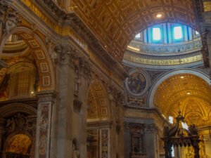 Roma in 5 giorni: gli interni di San Pietro