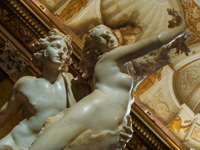 Visitare Galleria Borghese: apollo e Dafne del Bernini